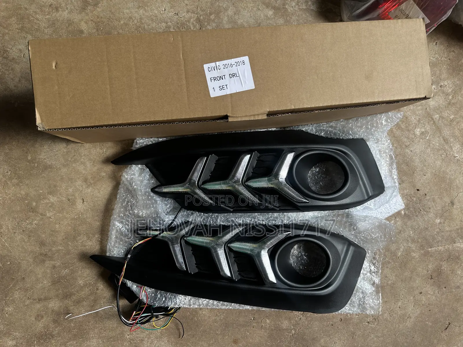 Honda Civic 2016 - 2017 Foglight Cover LED