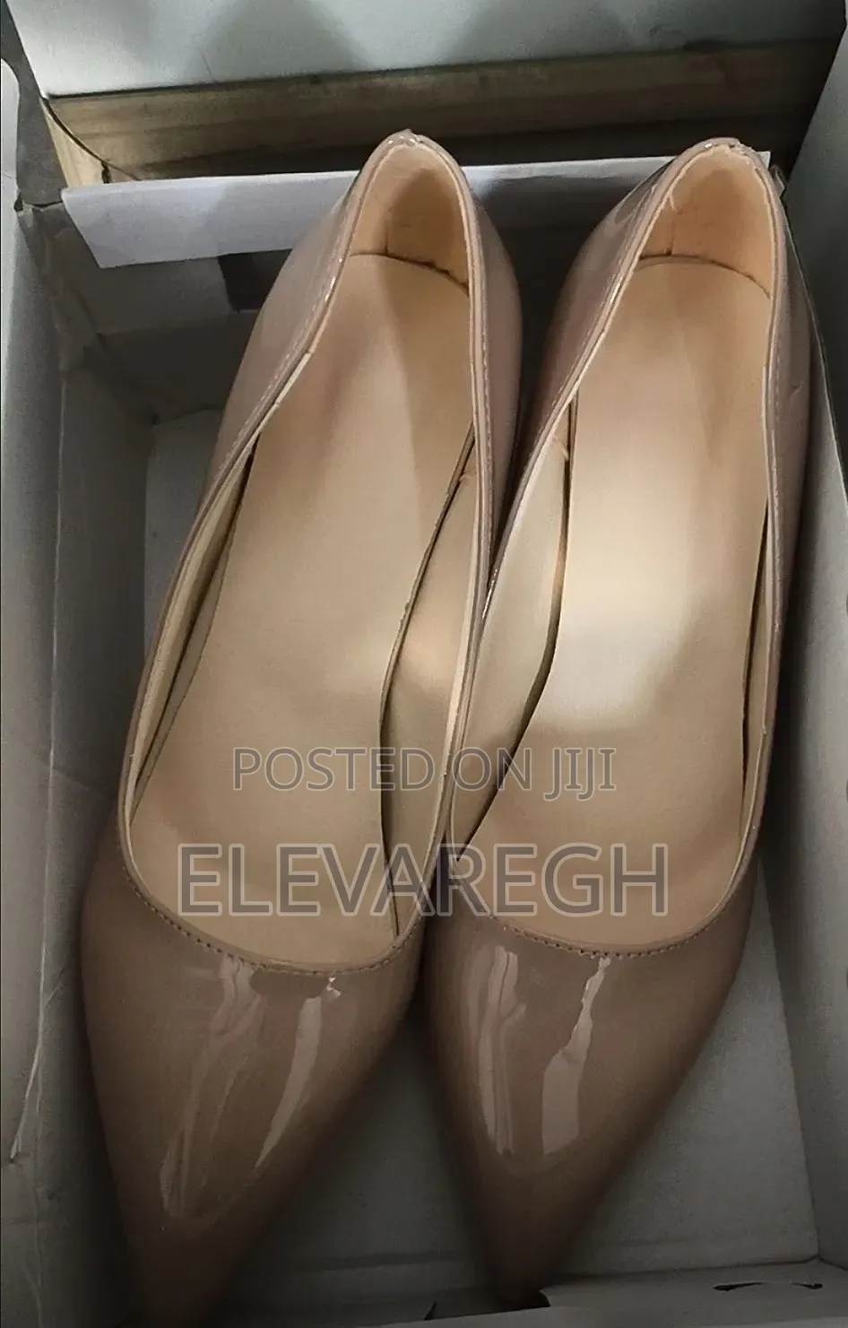 Stilleto Heels Nude and Black(sizes 38,39,40,41,42)
