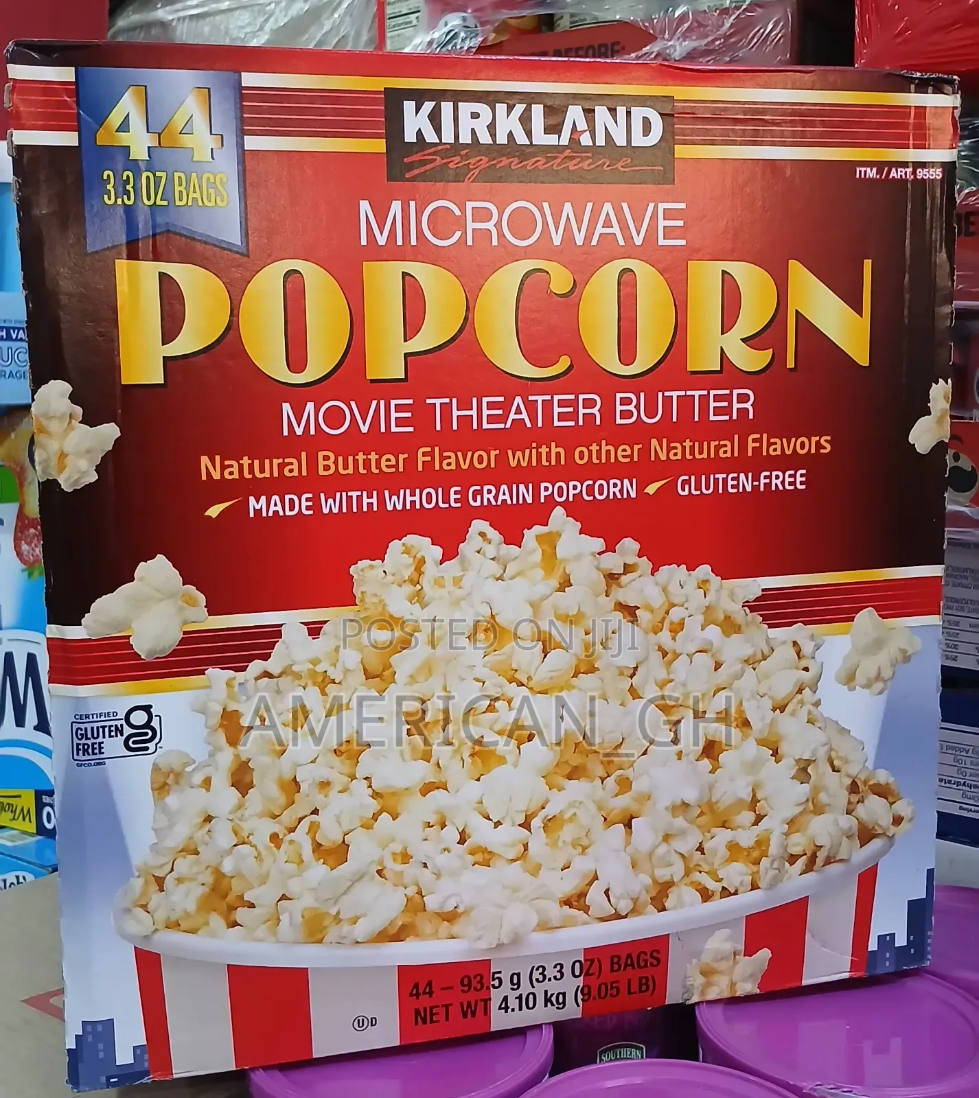 Microwave Kirkland Popcorn, 44pcs