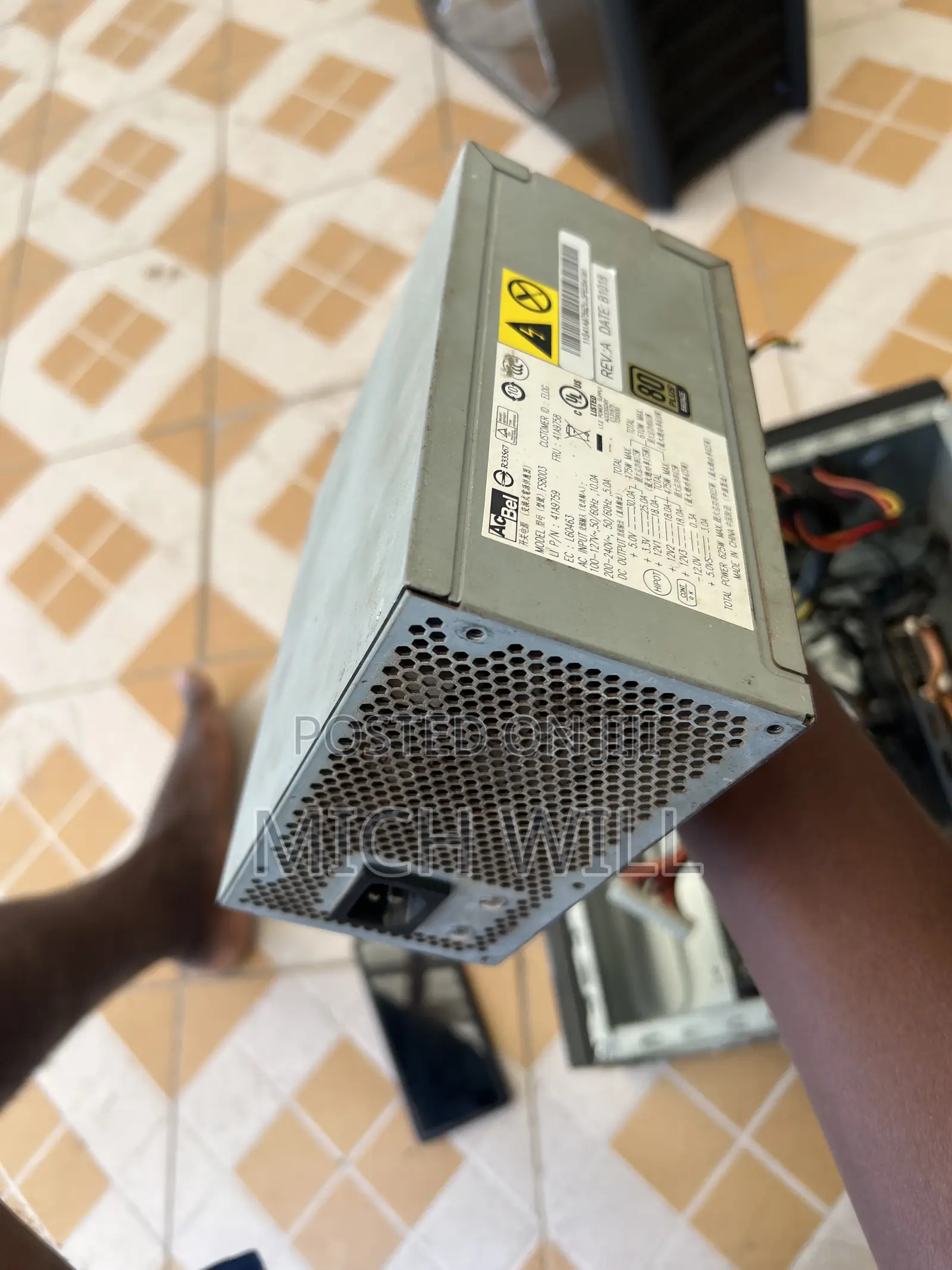 625 Watt Power Pack 80 Plus Bronze