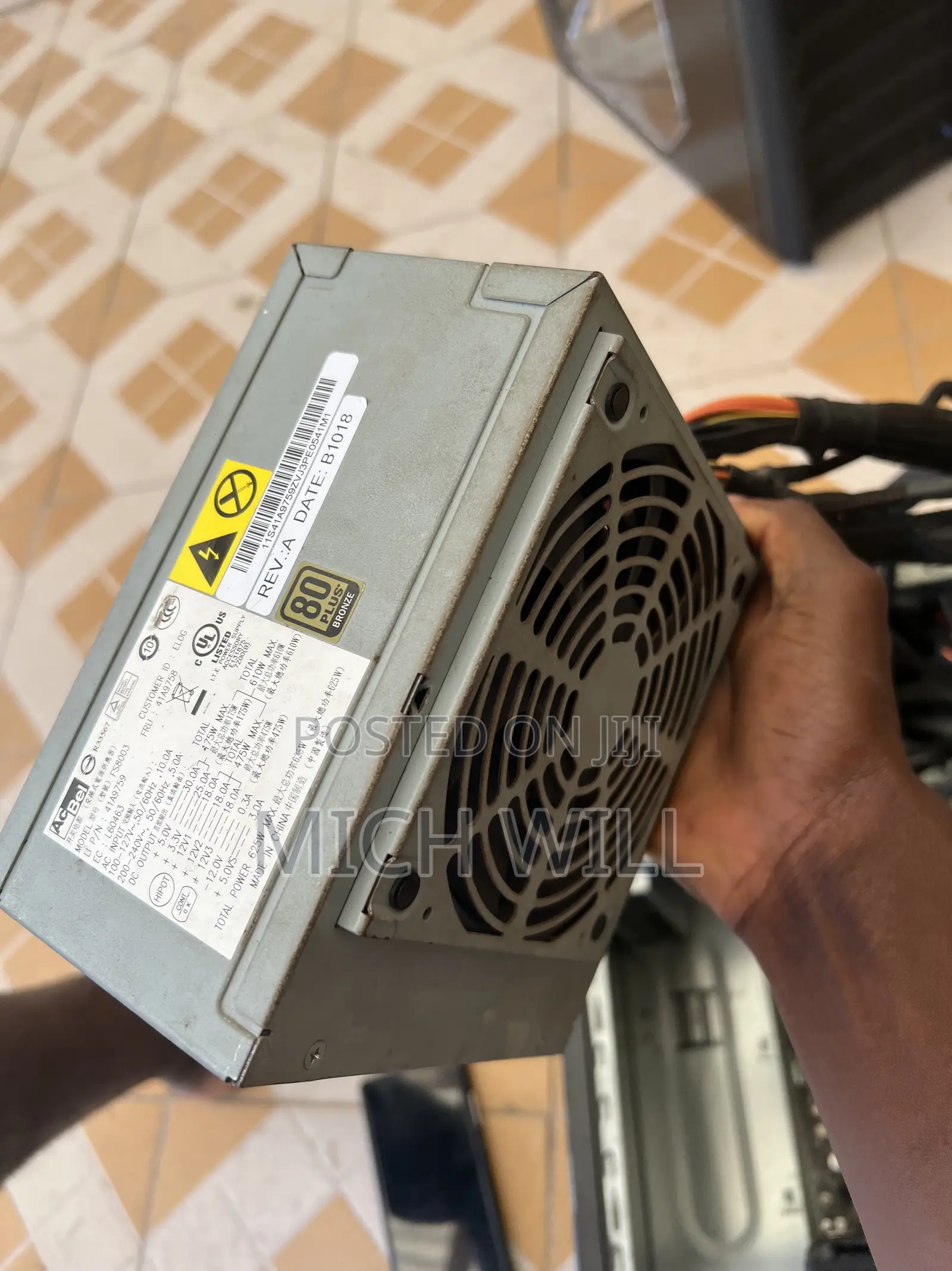 625 Watt Power Pack 80 Plus Bronze