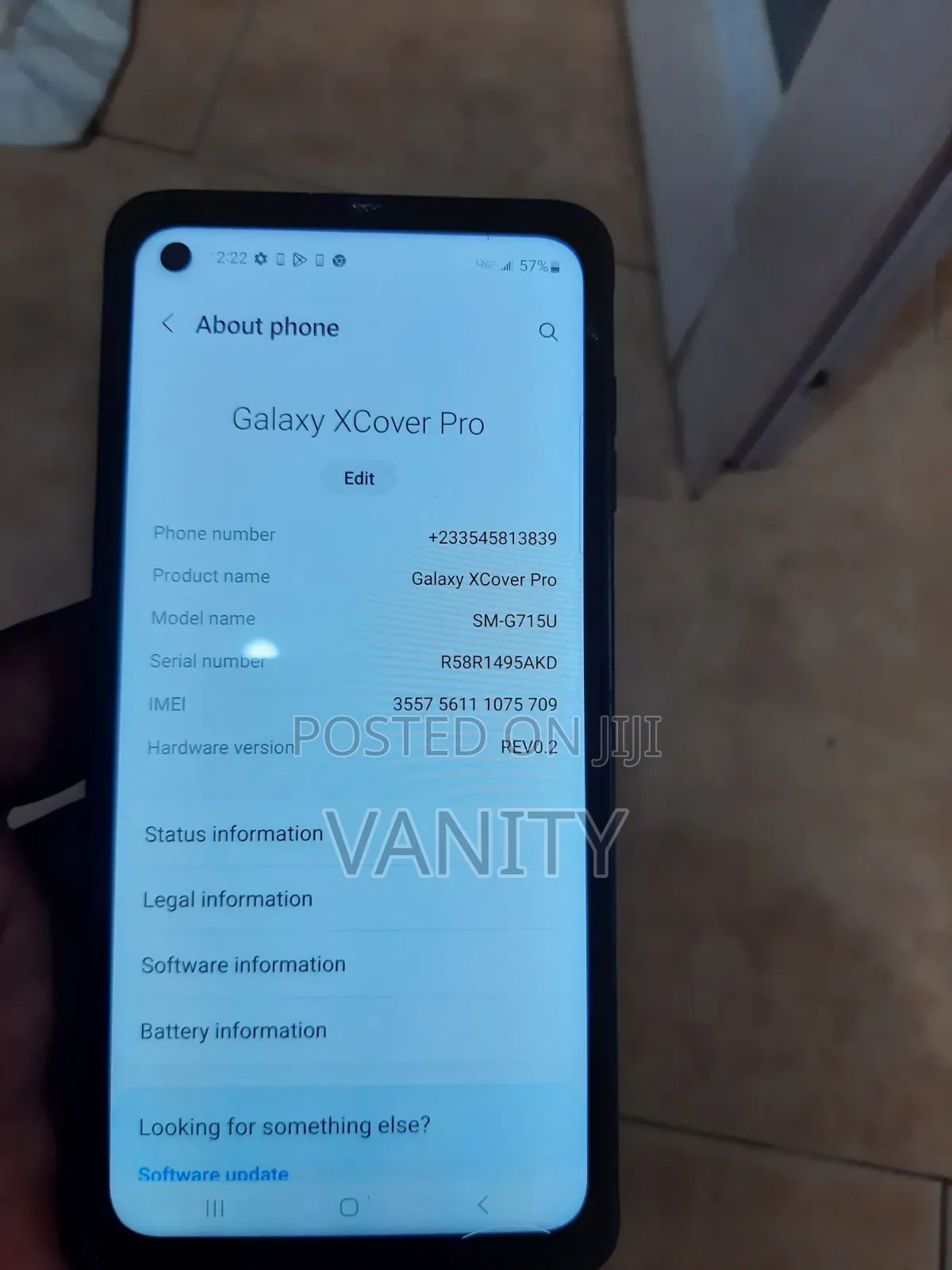 Samsung Xcover Pro 64 GB Black
