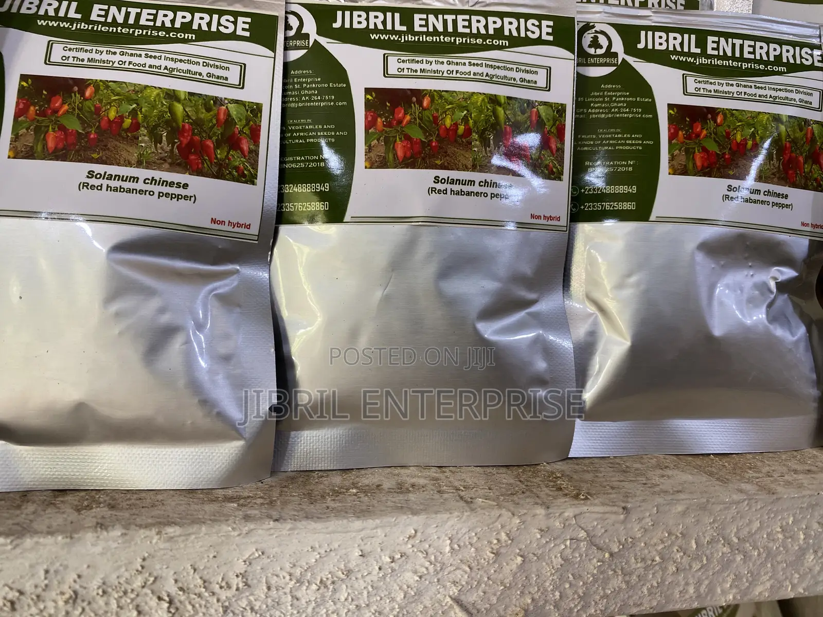 Red Habanero Pepper, Very Hot, Long Shelf Life, Non Hybrid,