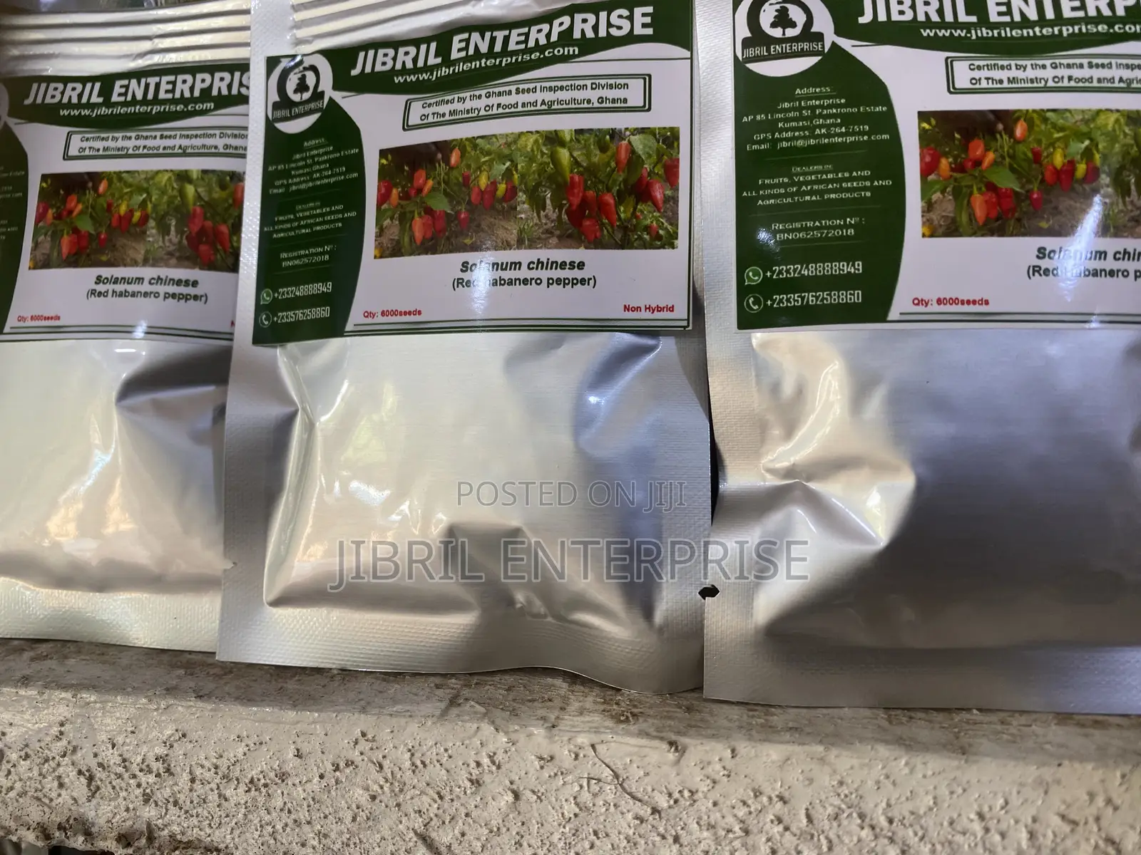 Red Habanero Pepper, Very Hot, Long Shelf Life, Non Hybrid,