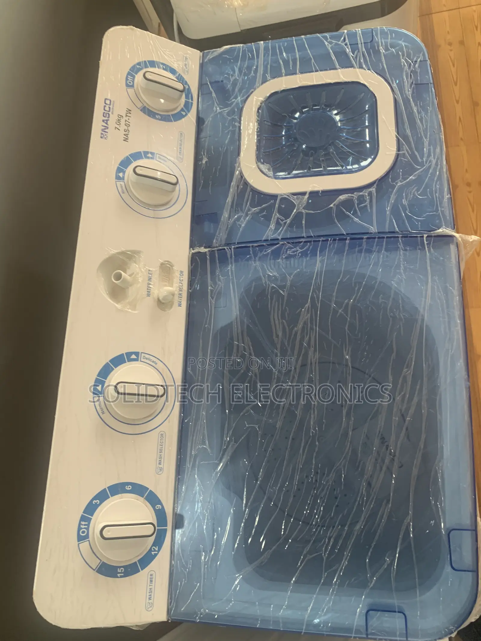Nasco 7kg Twin Tub Semi-Automatic Whasing Machine Clean & Perfect.