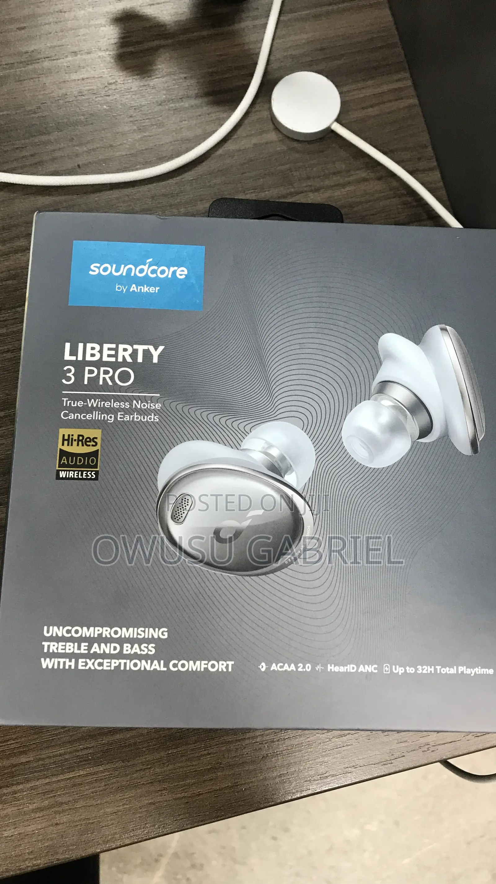 Soundcore Liberty 3 Pro Heavy Bass Clear Mic Voice Lasting Battery