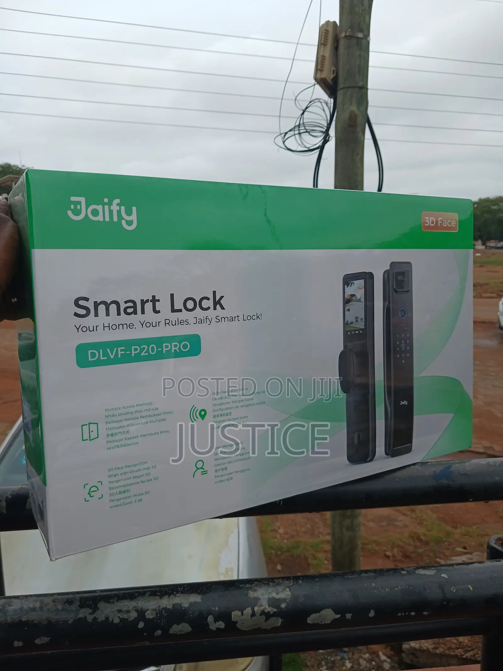 Jaify Facial Recognition Smart Lock (Wi-Fi Supported)