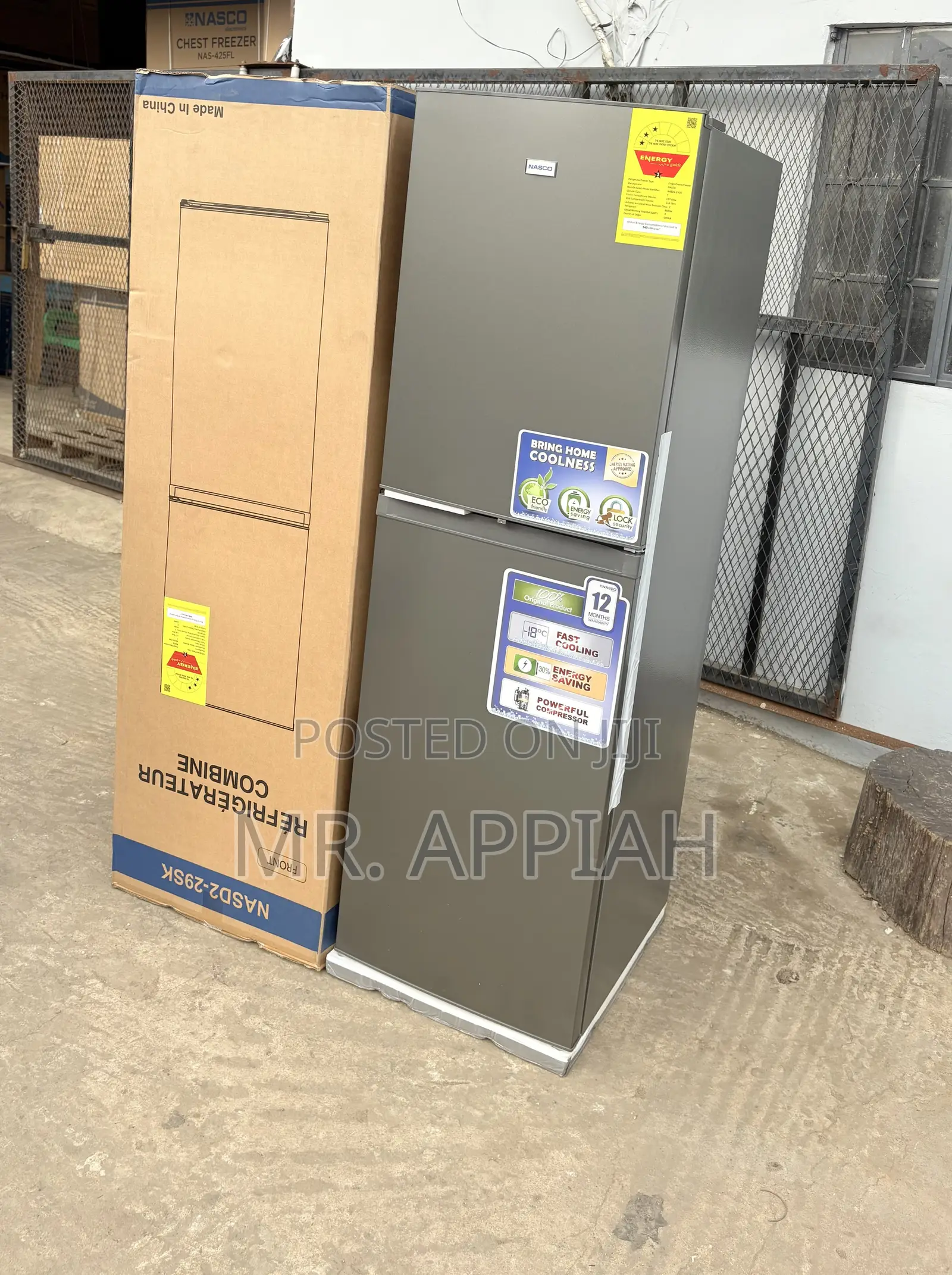 Quality Performance Nasco Double Door Fridge(170L)