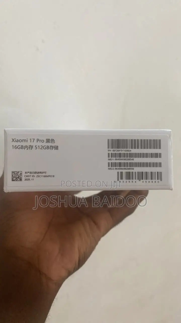 New Xiaomi 17 Pro 512 GB Black