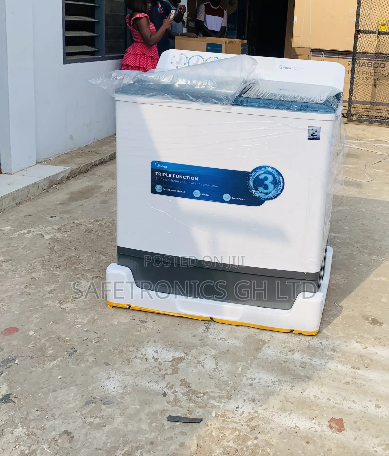 Genuine Midea 18kg TopLoad White WashingMachine