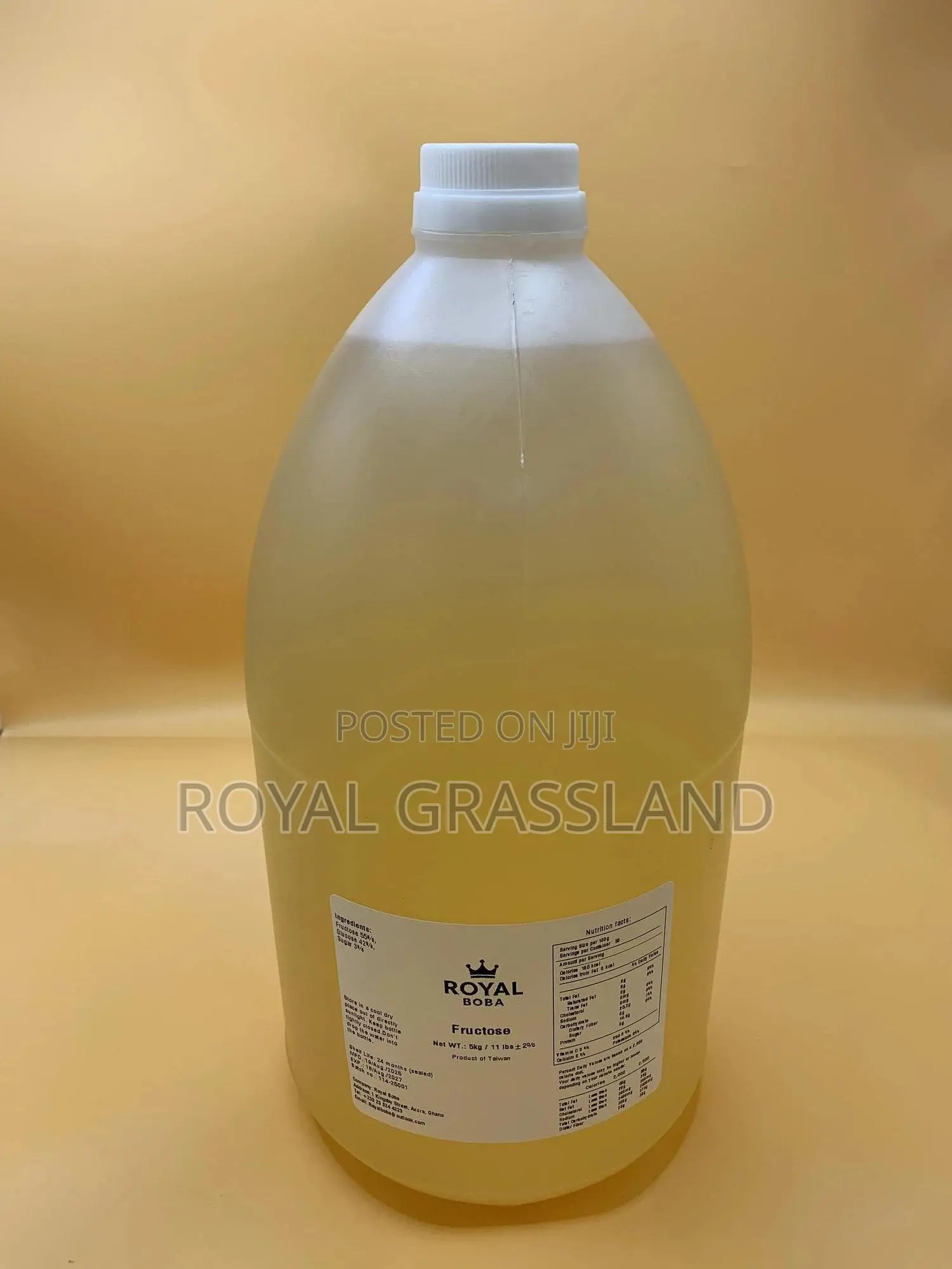 Premium Fructose Syrup (Sweetener) | 5KG