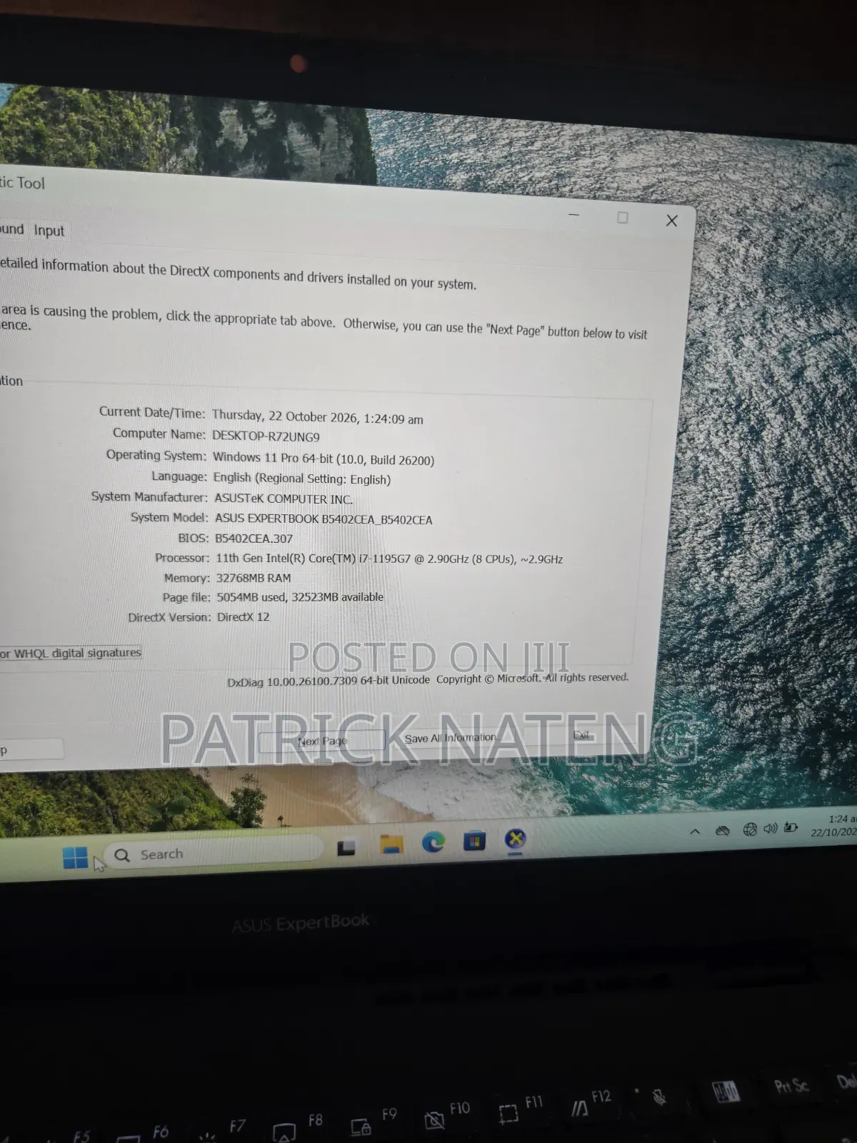 Laptop Asus ASUSPRO B9440UA 32GB Intel Core i7 SSD 512GB