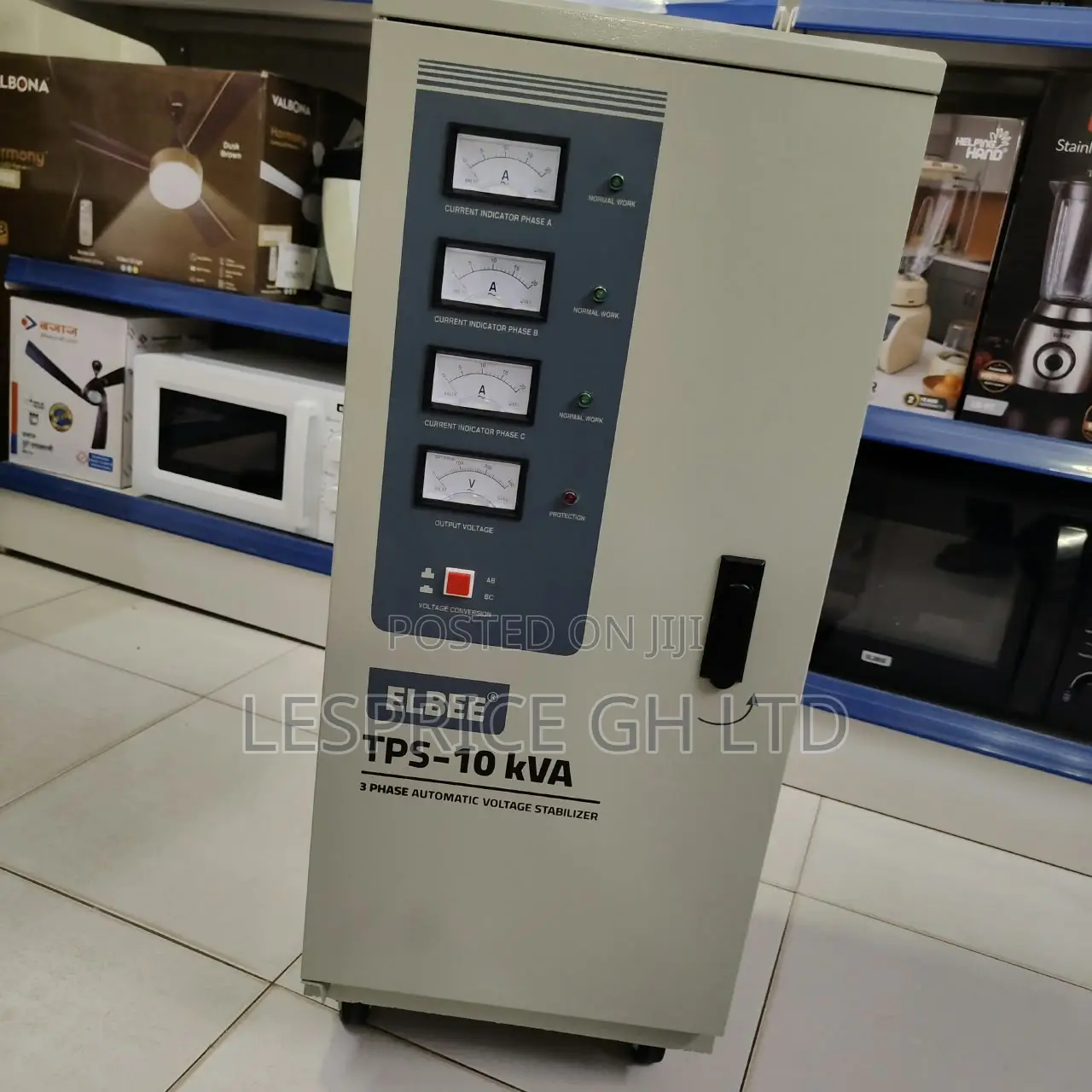Stylishly Designed 10KVA Industrial Protection AVS From Elbee
