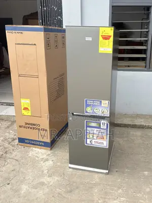 3 Stars Nasco 170L Double Door Refrigerator(Grey)
