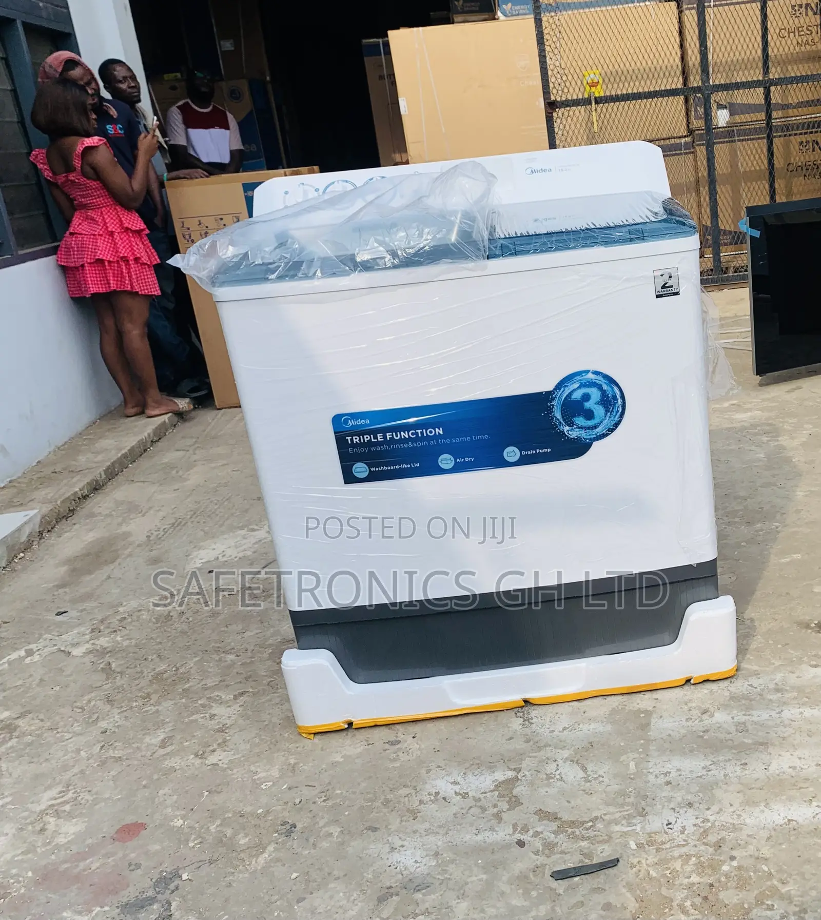 Check Out WashNova 18kg TopLoad Midea WashingMachine