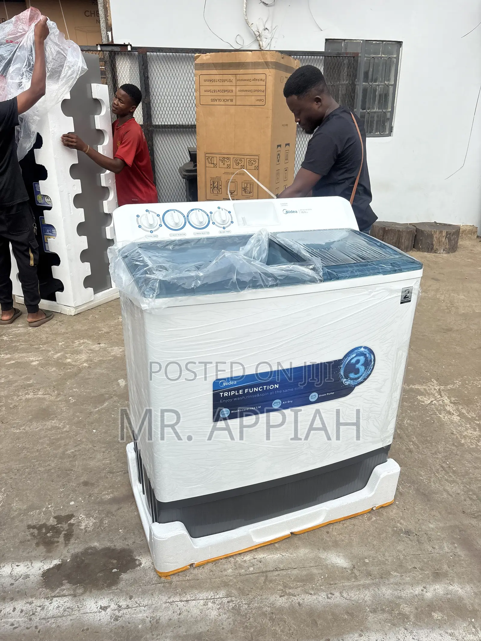 Premium Quality Midea 18kg Washer.