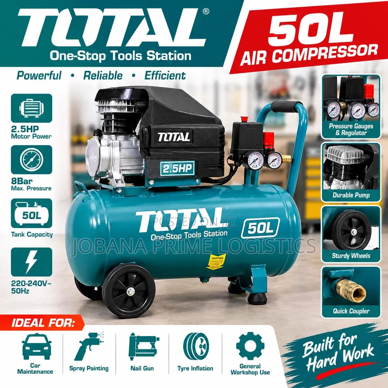 Total 50l Air Compressor