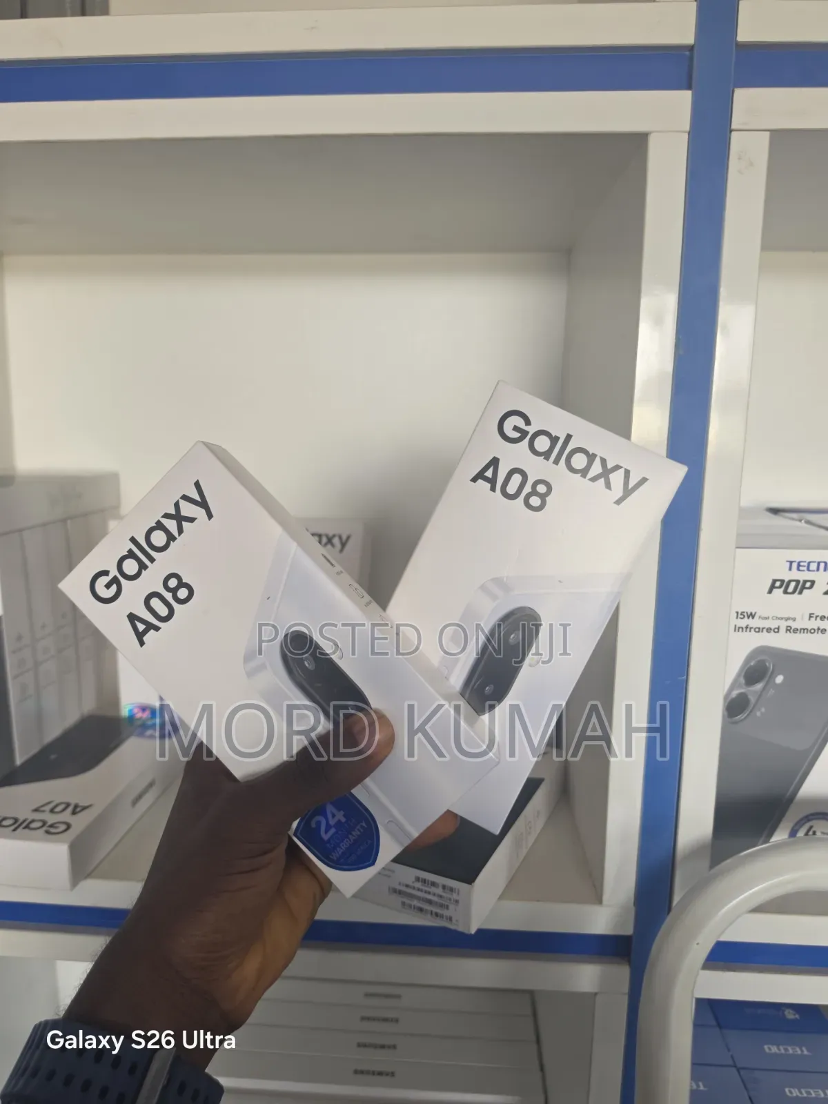 New Samsung Galaxy A08 64 GB Gray