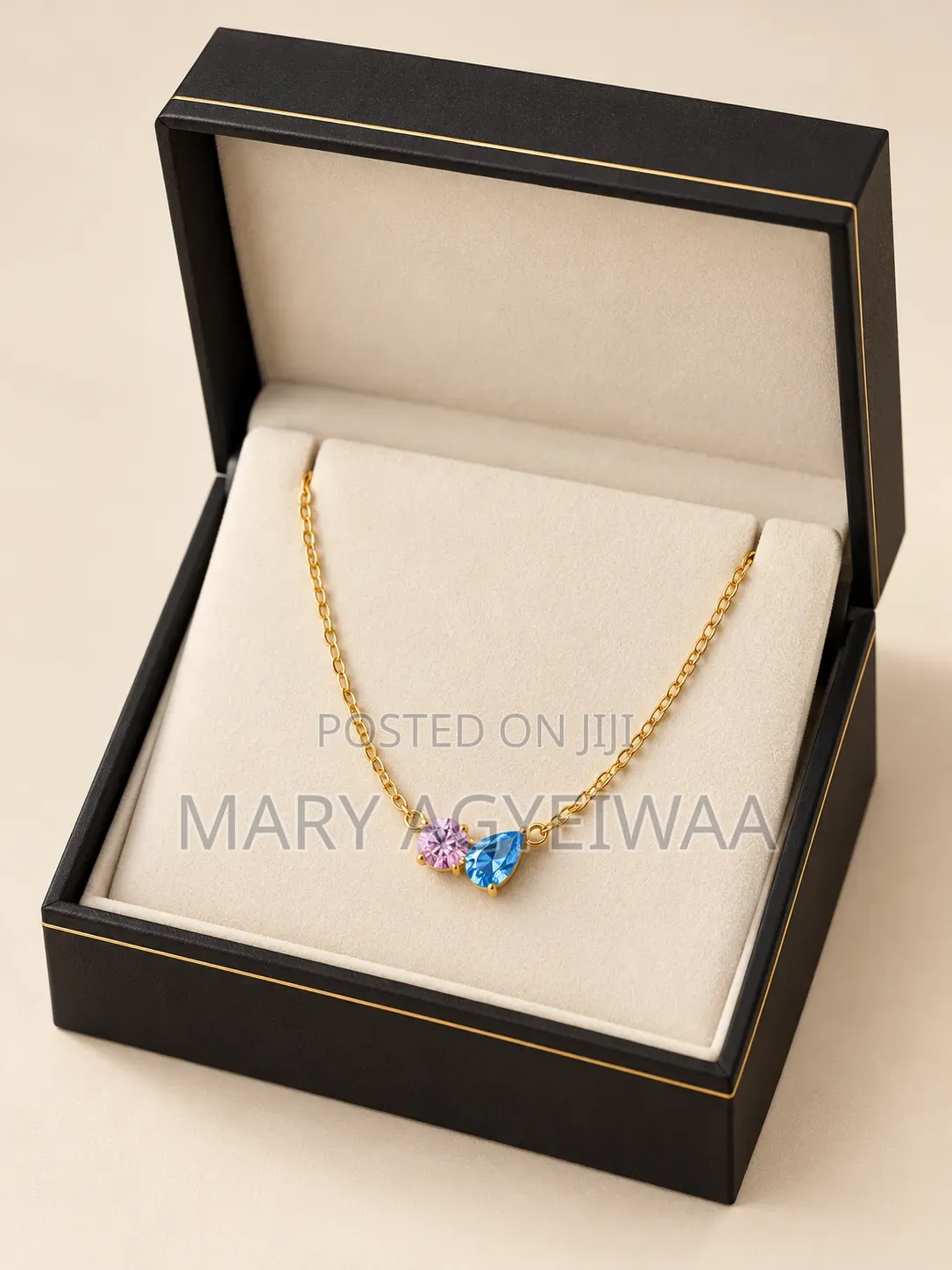 Elegant Ladies’ Pendant Necklaces Gold & Silver Colours With Gift Box