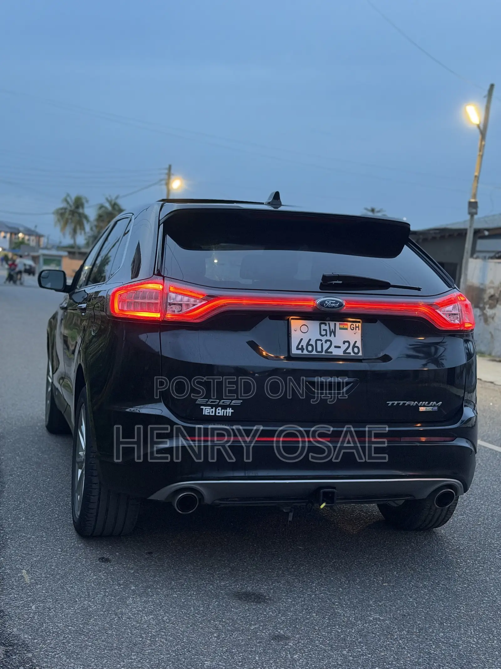Ford Edge Titanium AWD 2018 Black