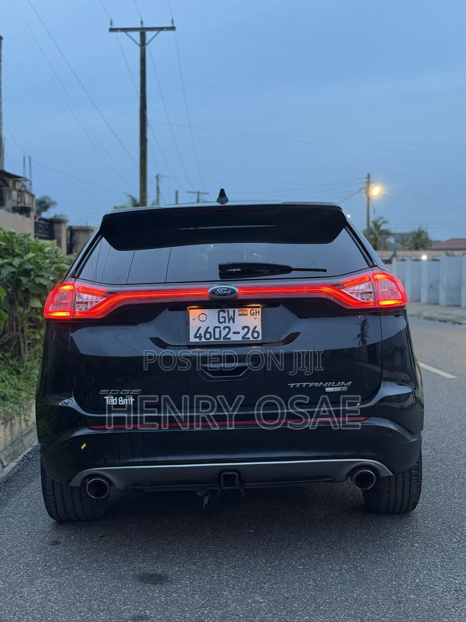 Ford Edge Titanium AWD 2018 Black