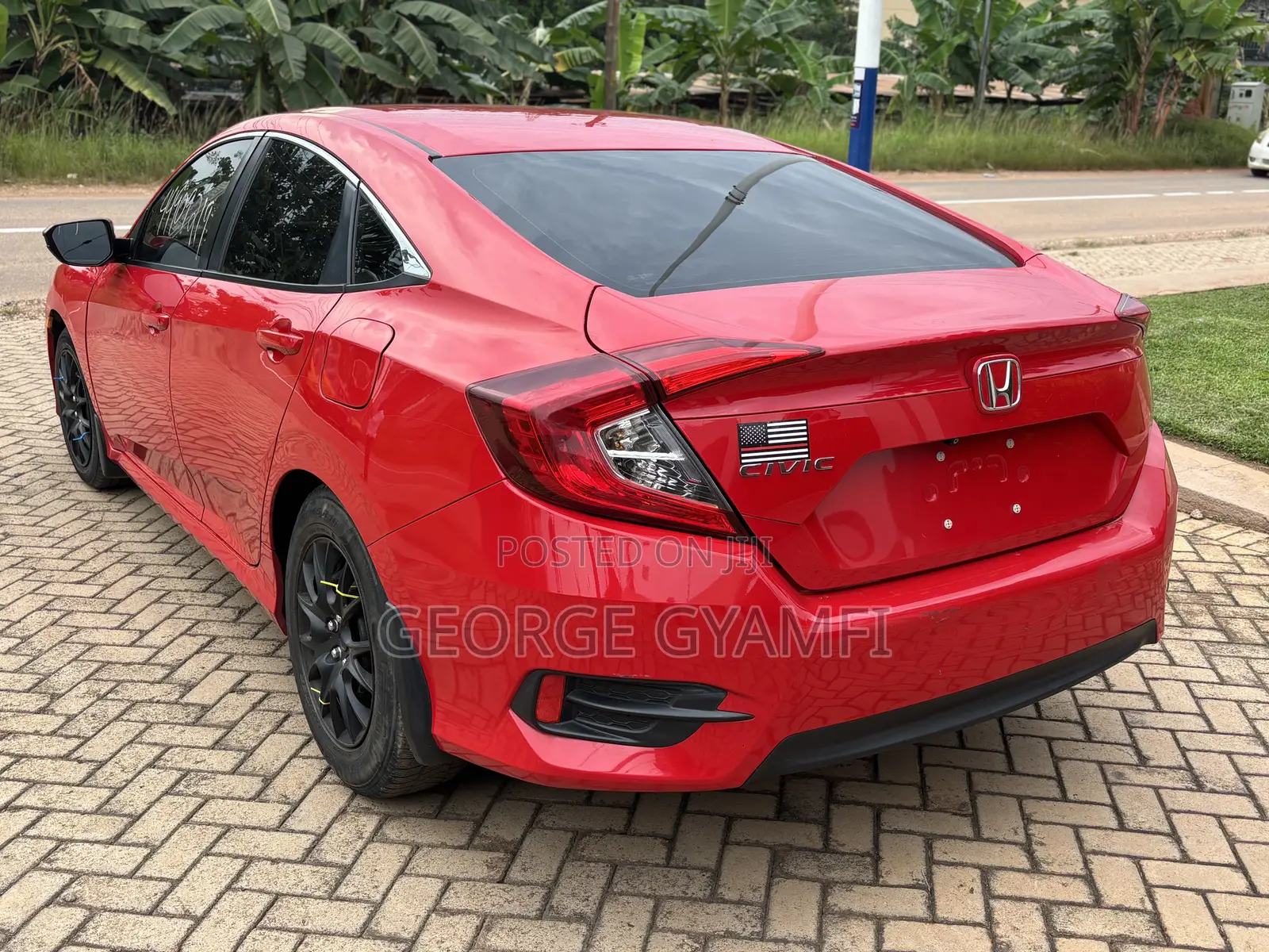 Honda Civic LX 4dr Sedan (2.0L 4cyl) 2016 Red