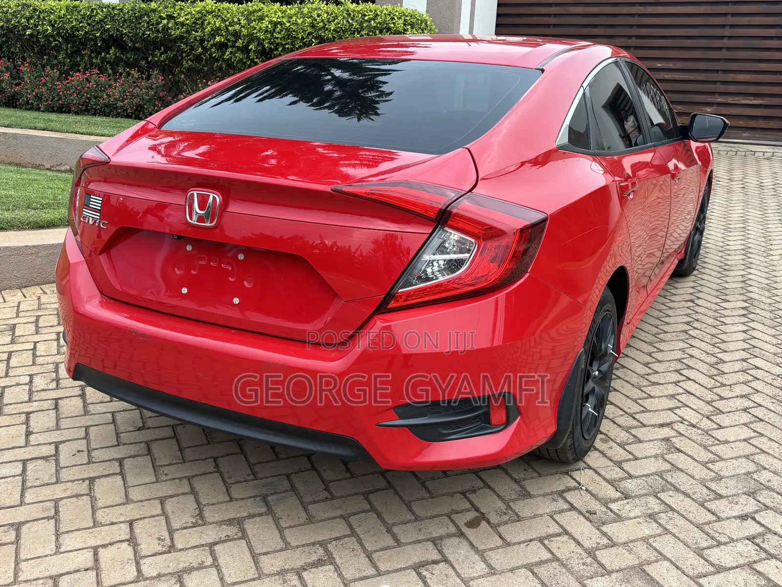 Honda Civic LX 4dr Sedan (2.0L 4cyl) 2016 Red