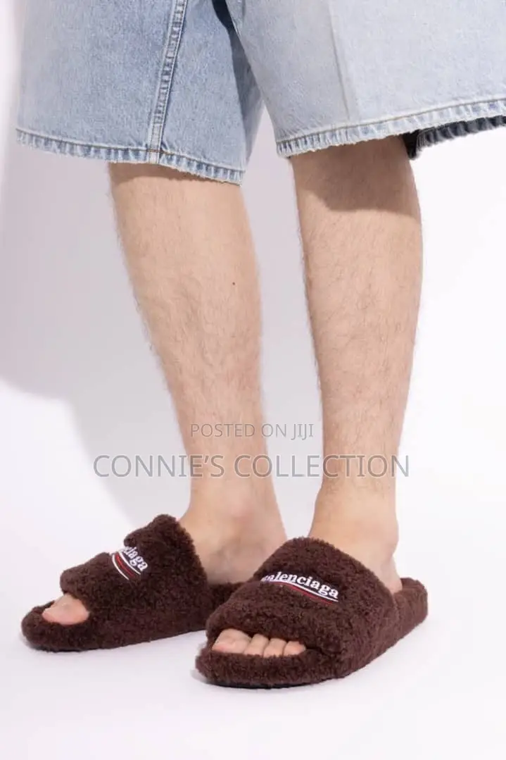 Balenciaga Furry Slides