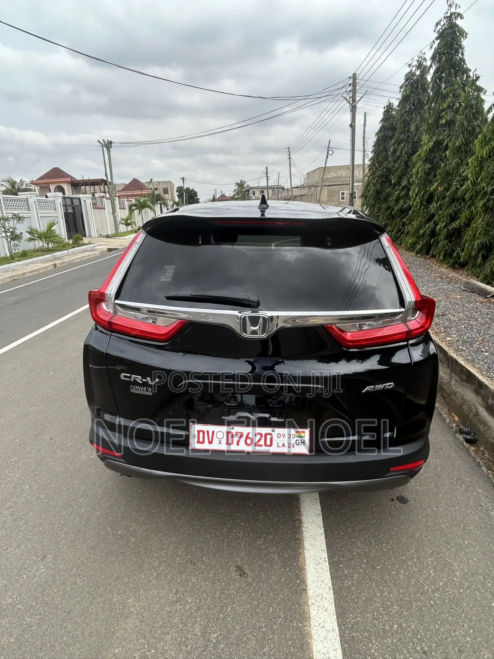 Honda CR-V EX-L 4dr SUV AWD (1.5L 4cyl CVT) 2017 Black