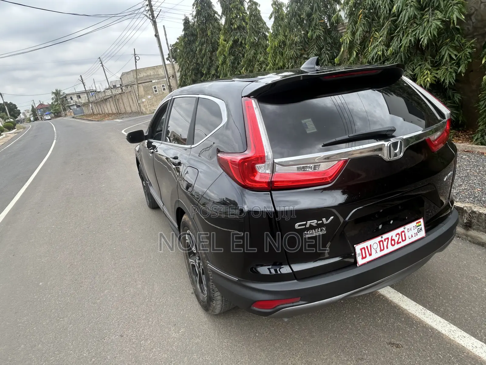 Honda CR-V EX-L 4dr SUV AWD (1.5L 4cyl CVT) 2017 Black