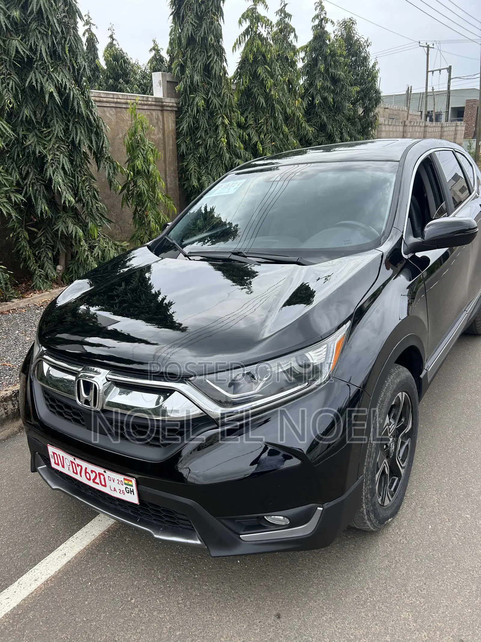Honda CR-V EX-L 4dr SUV AWD (1.5L 4cyl CVT) 2017 Black
