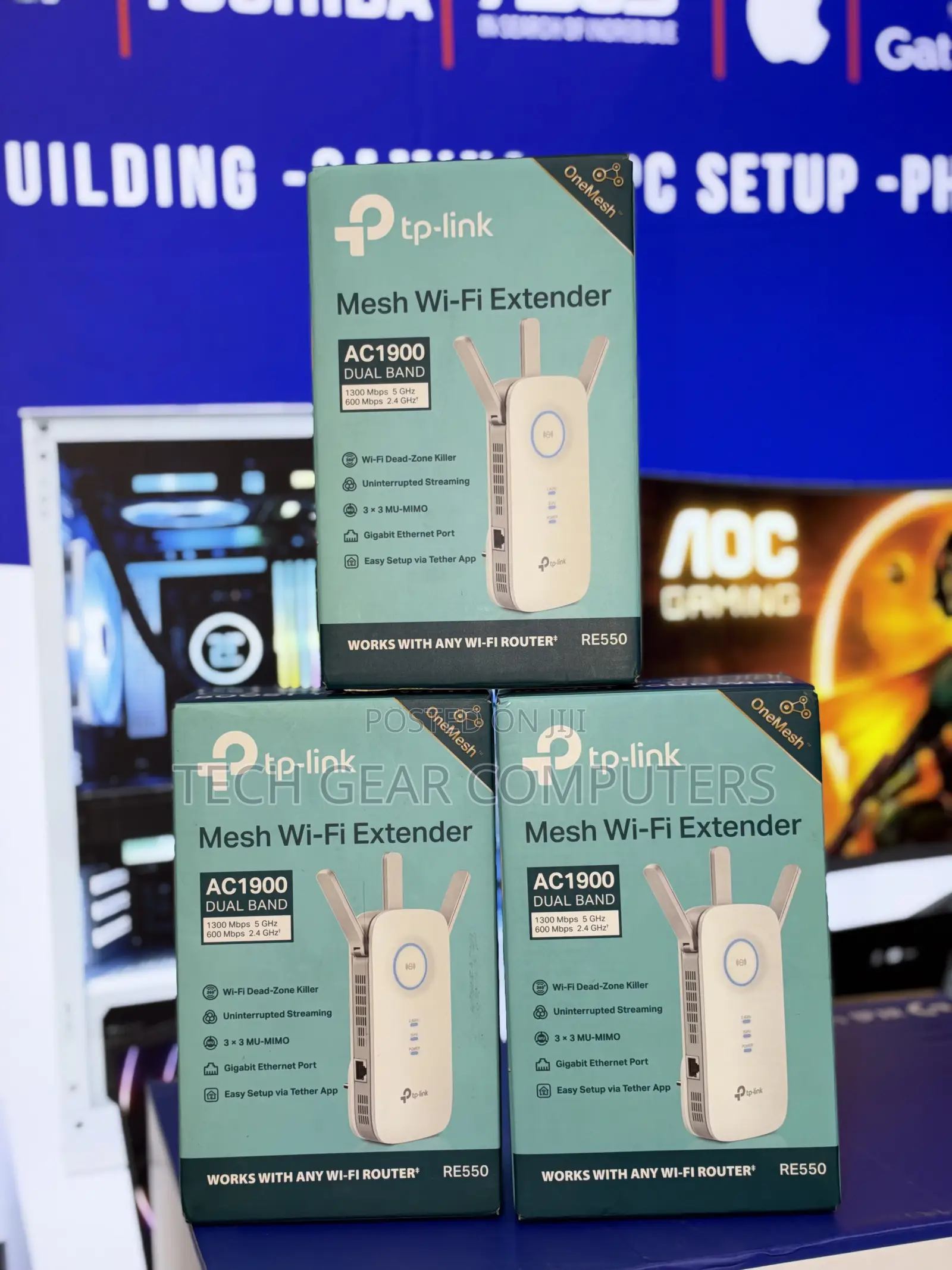 TP-Link AC1900 WiFi Range Extender RE550 | Dual-Band