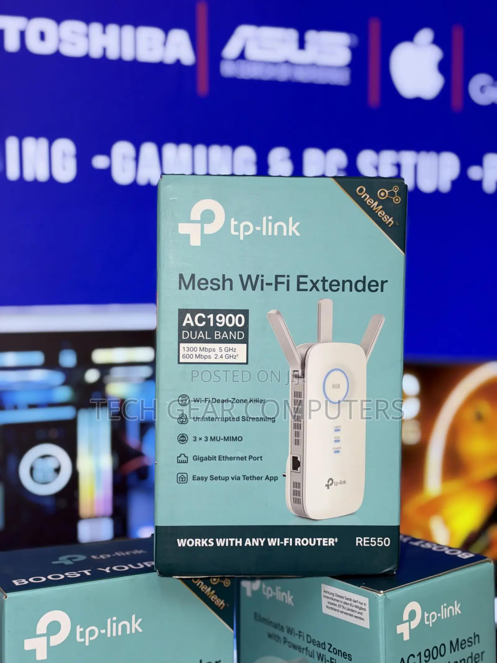 TP-Link AC1900 WiFi Range Extender RE550 | Dual-Band