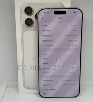 New Apple iPhone 17 Pro Max 1 TB White