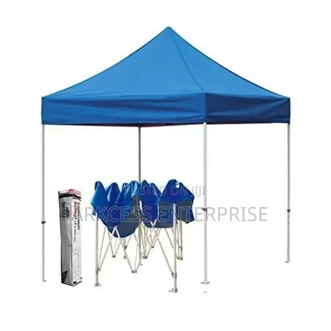 Travelling Tent/Canopy With Sand Bag and Windproof Wire - Blue
