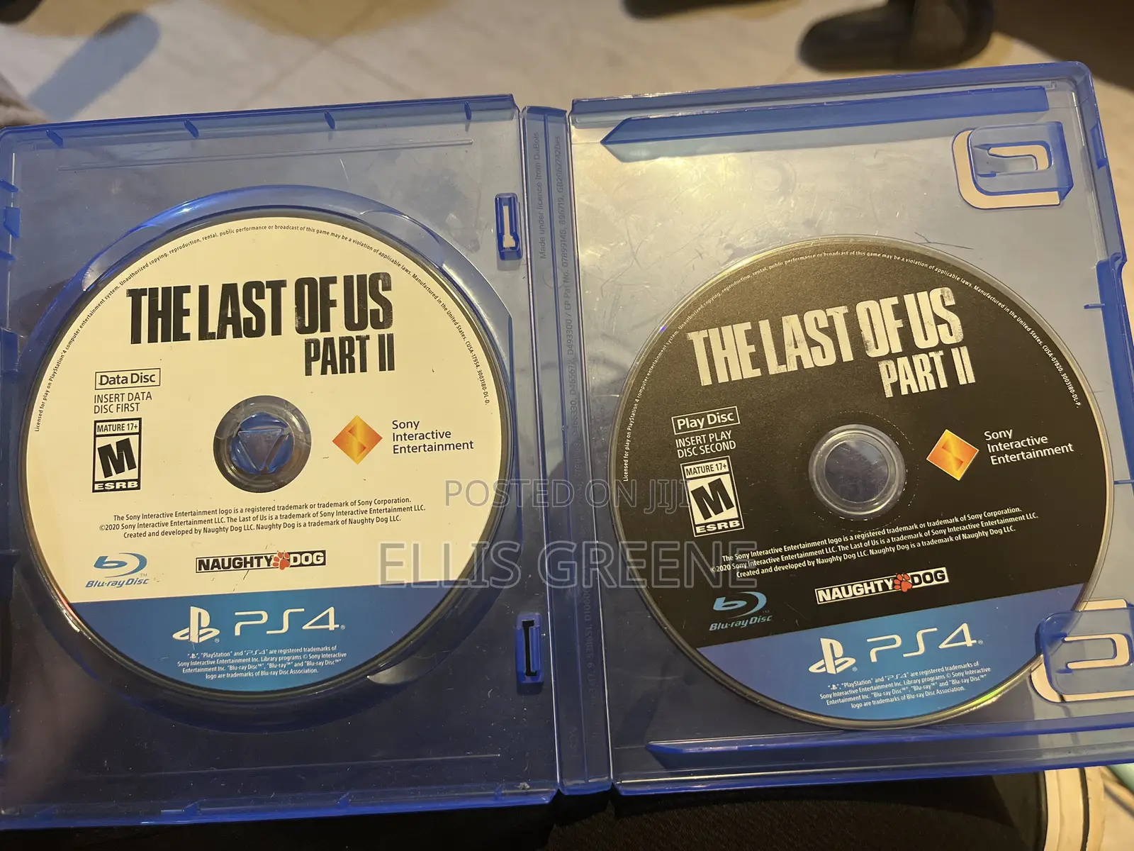 Last of Us Part II PS4 Cd