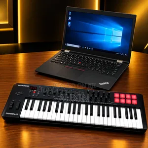 Midi Keyboard With Laptop and Tones