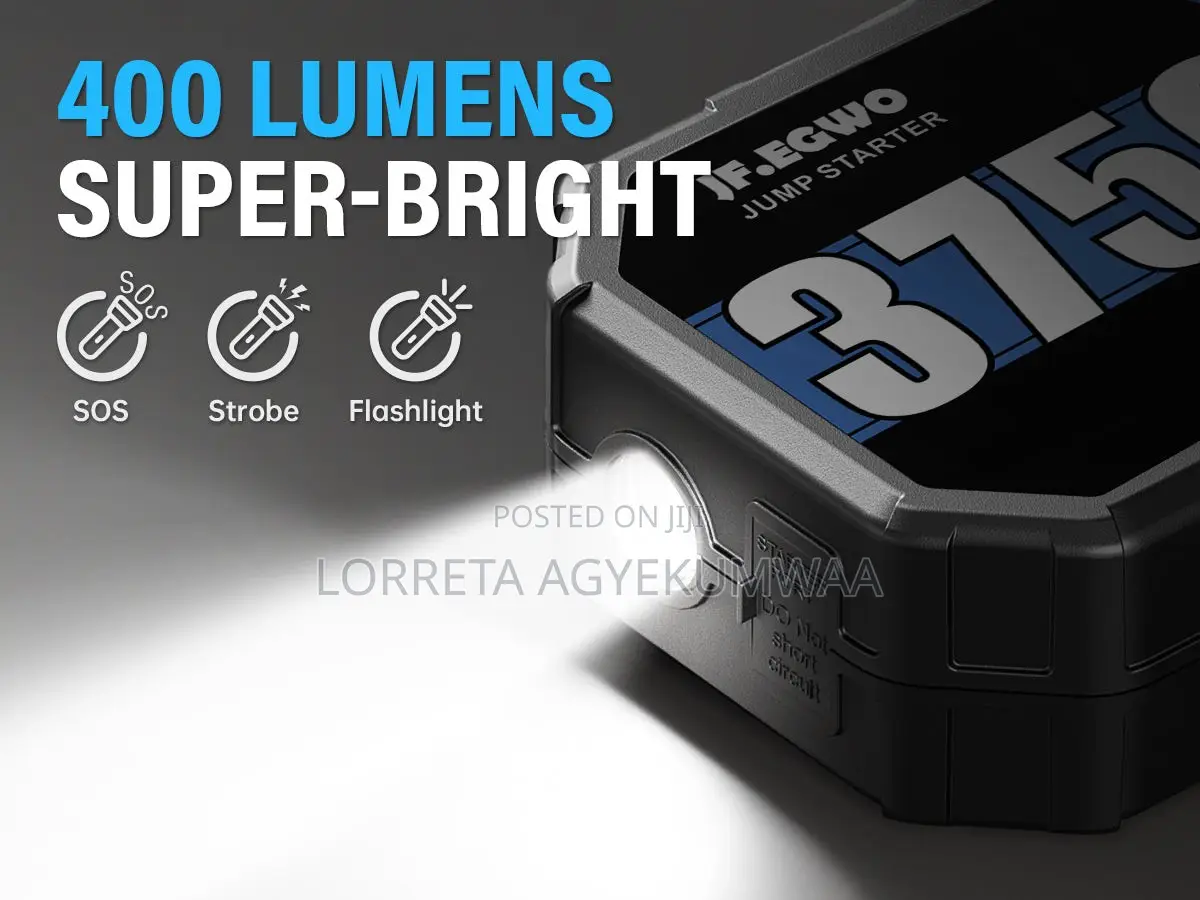 Jump Starter With Charging Protection,supports Extreme Conditions