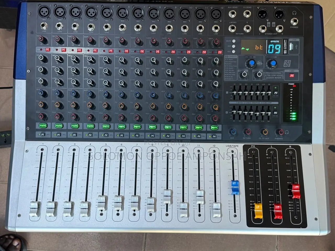 Yamaha KV-12 Series Powered Audio Mixer