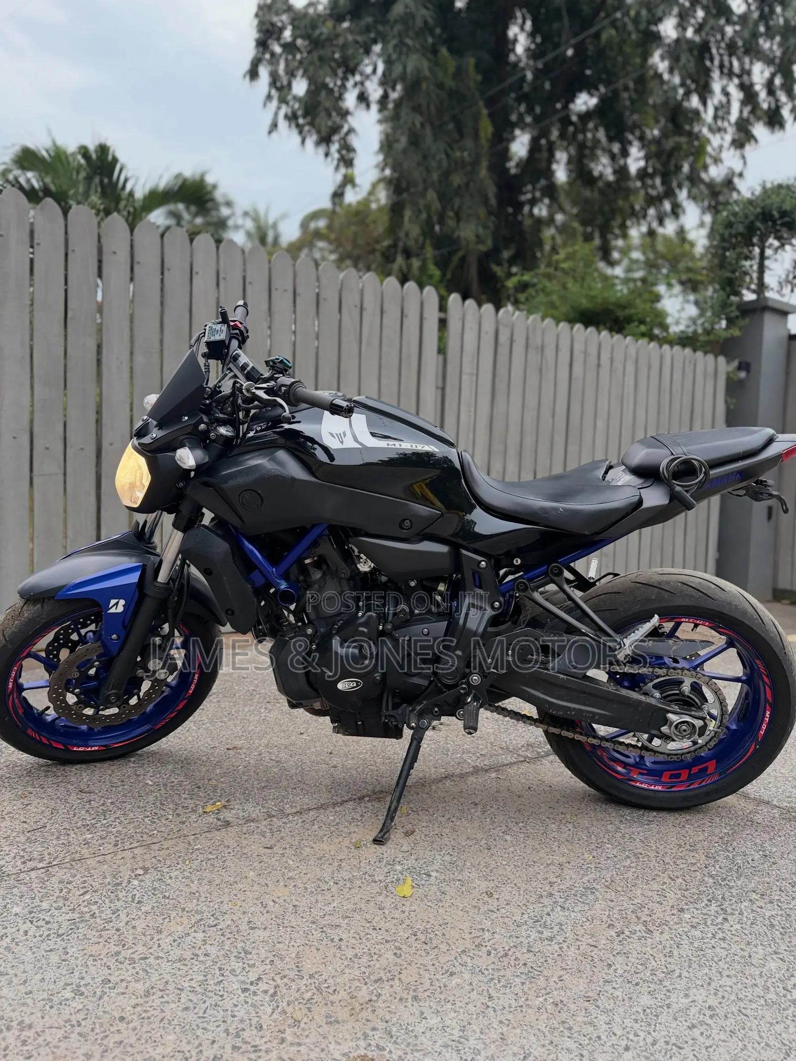 Yamaha MT-07 2017 Black