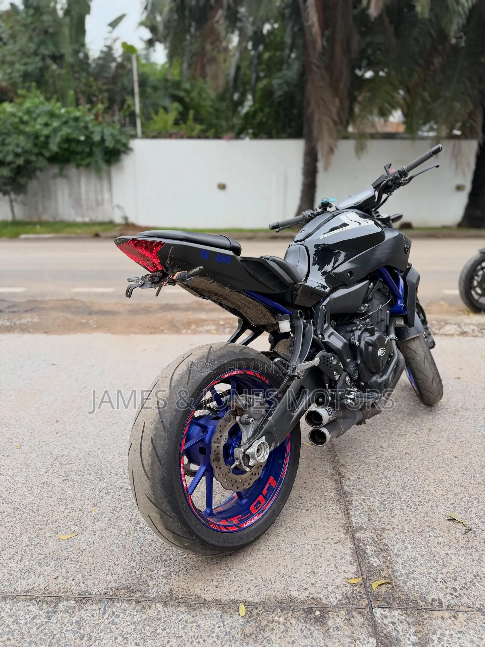 Yamaha MT-07 2017 Black