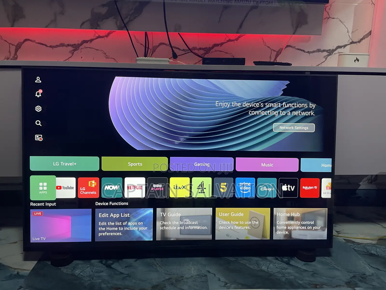 LG Smart Digital Satellite 4K TV 50 Inches 2023 Model