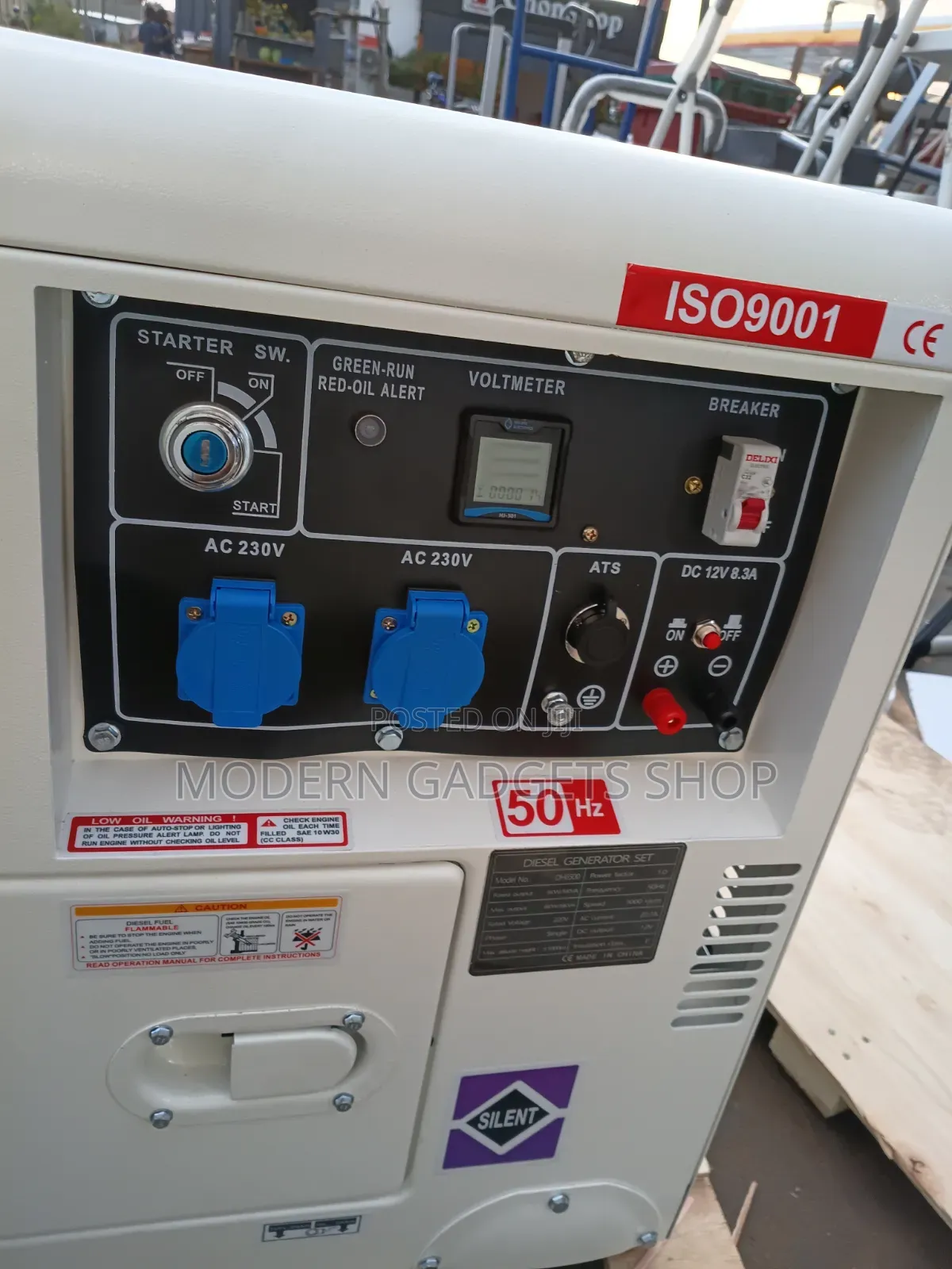 5kVA Silent Diesel Generator – Heavy-Duty Backup Power Supply