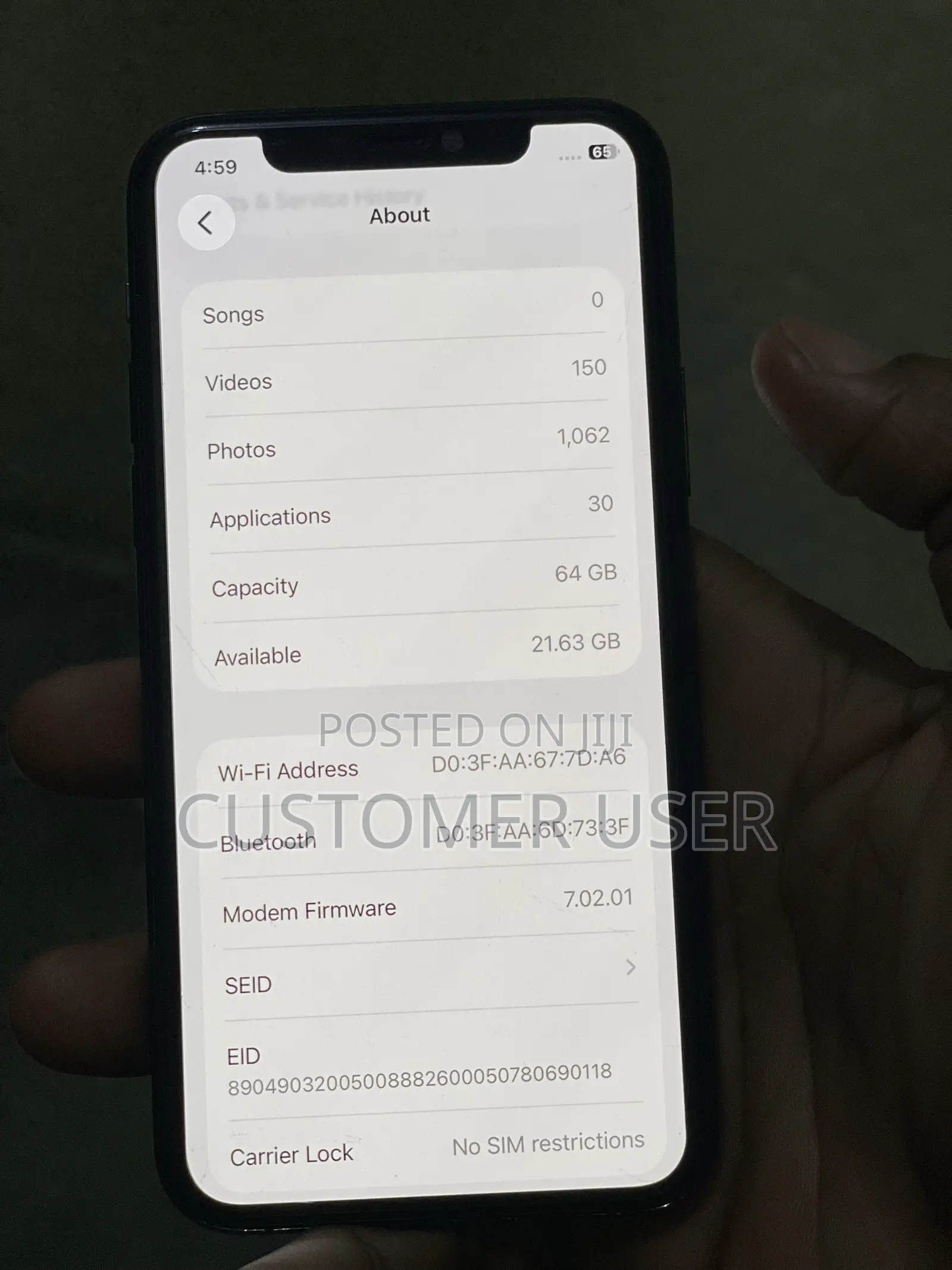 Apple iPhone 11 Pro 64 GB Gray