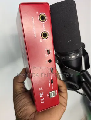 Biner Sound Card + Shure SM7B Mic