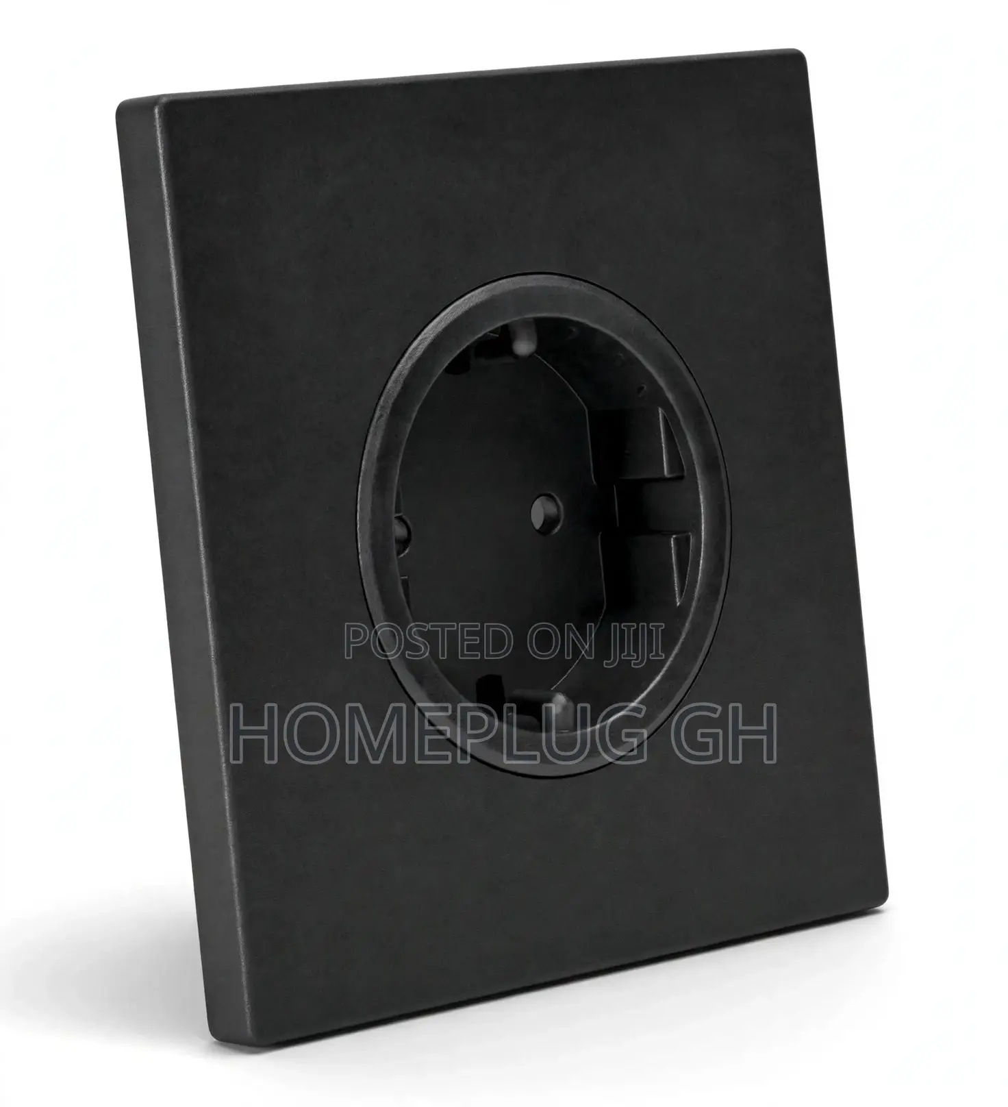 European (Schuko) Socket – Black (F1-B-10)