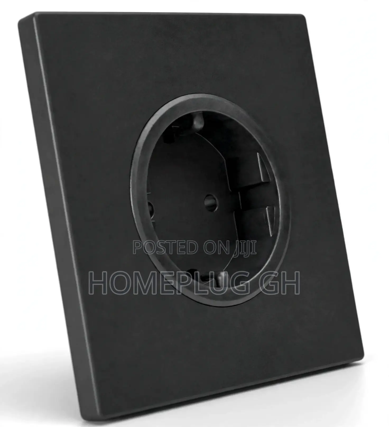 European (Schuko) Socket – Black (F1-B-10)