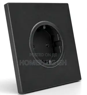 European (Schuko) Socket – Black (F1-B-10)