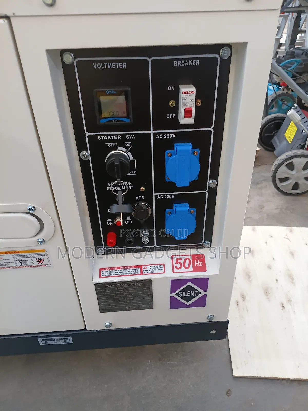 Silent Diesel Generator for Shops, Offices and Construction Sites