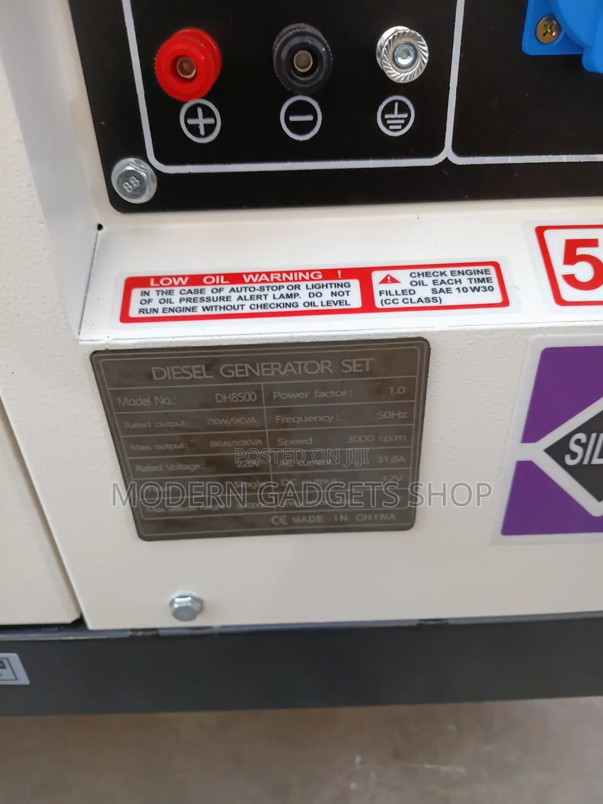 Silent Diesel Generator for Shops, Offices and Construction Sites